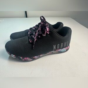 NOBULL Midnight Palm Trainer Shoes Men's 9.5 ( Women’s 11 ) SuperFabric Athletic